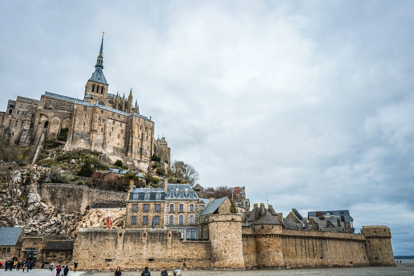 le mont saint michel in france, normandy region in france