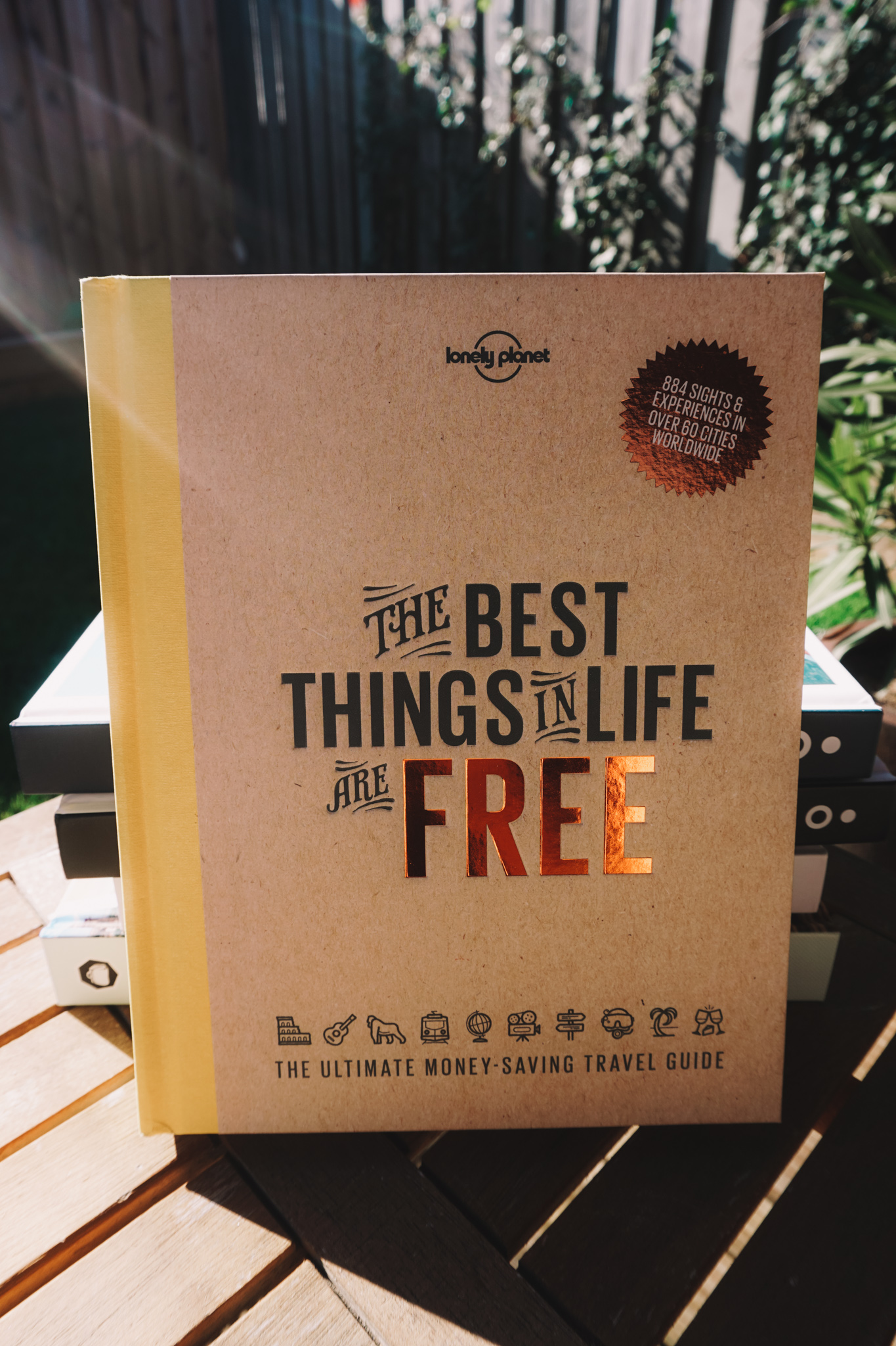 the ultimate travel books to read for travel inspiration, english travel books, dutch travel books, the best things in life are free, lonely planet book