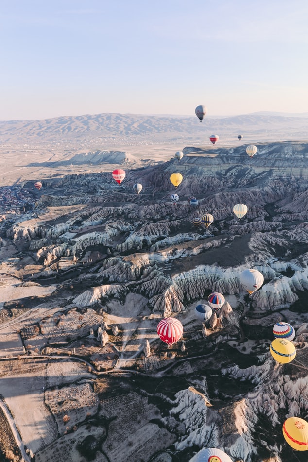 travel in turkey, cheap locations in turkey, air balloons in turkey