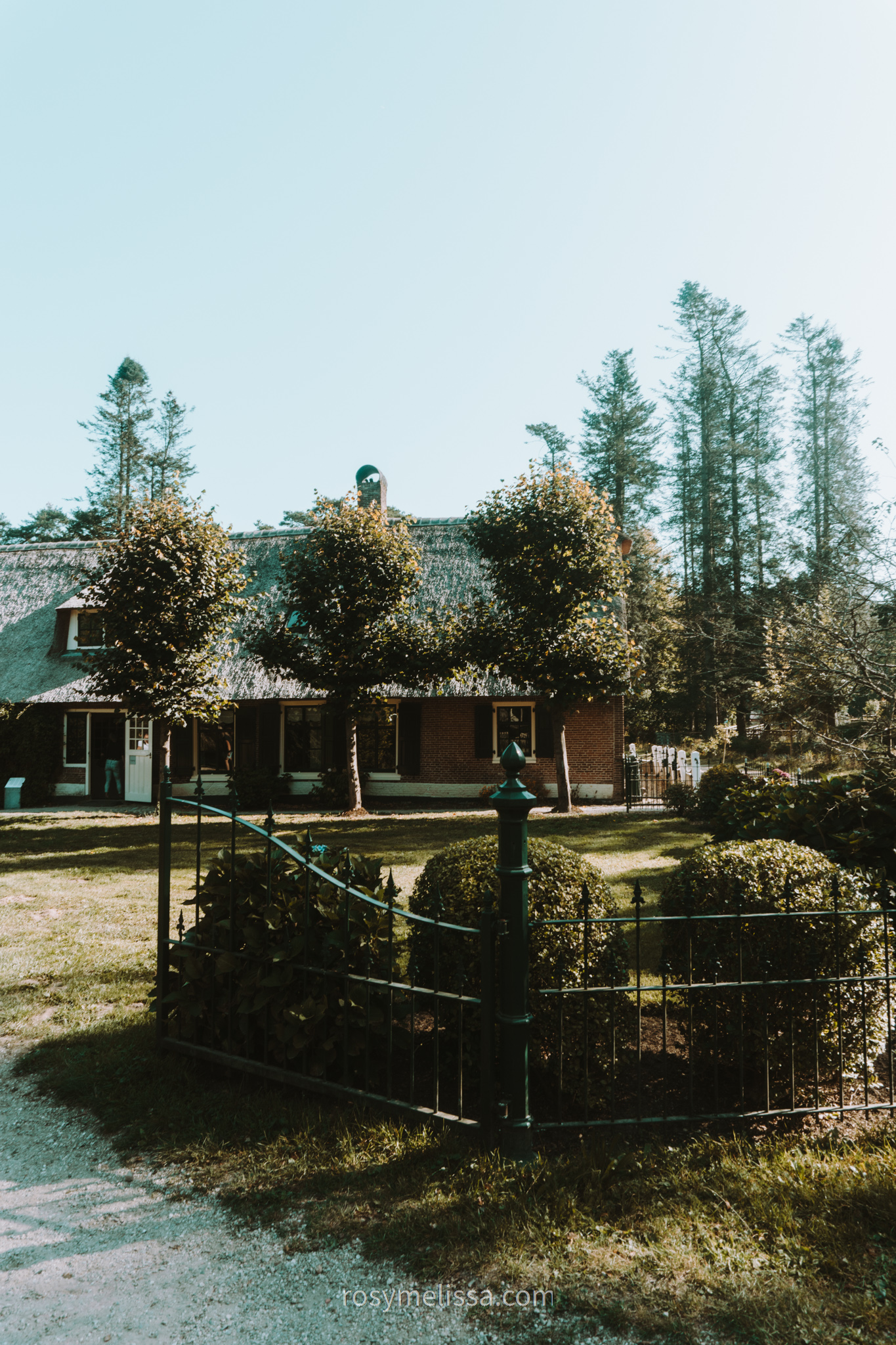 view on historic building in openluchtmuseum, travel in the netherlands