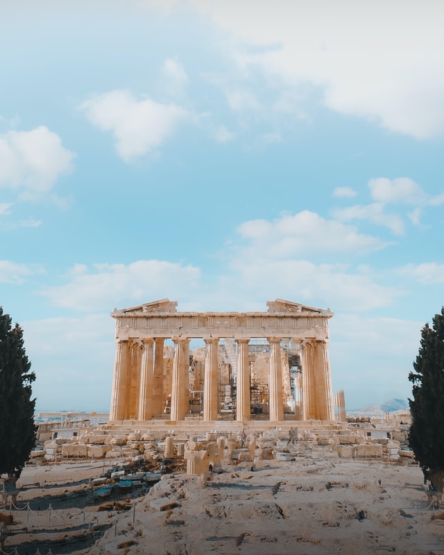 historic building in greece